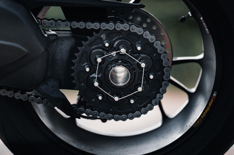 Flangia portacorona Ducati