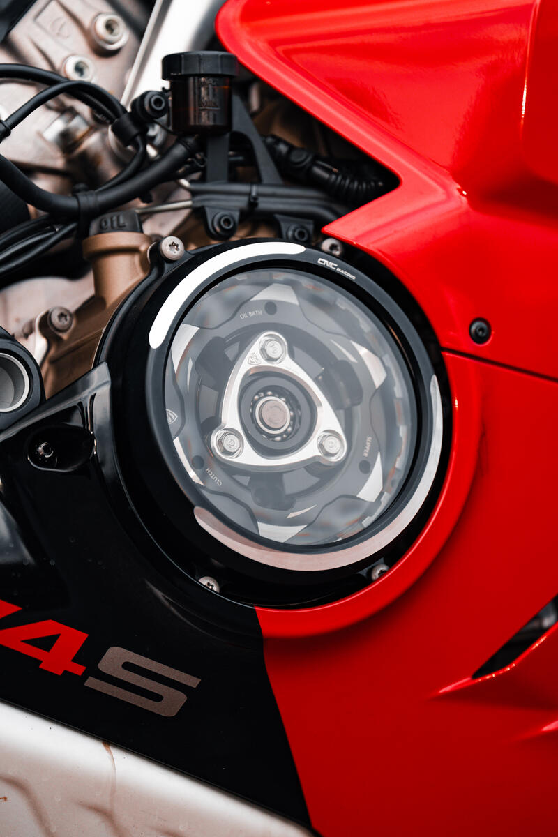 Piattello Spingidisco Frizioni ad olio Ducati con cuscinetto Panigale Streetfighter Multistrada Diavel V4 - BICOLOR