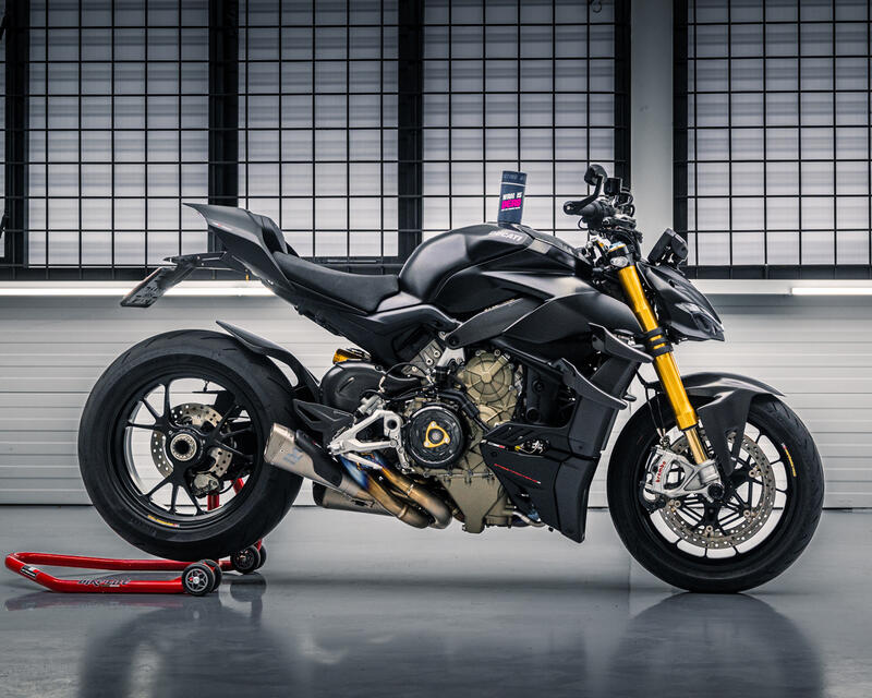 Carter trasparente per frizioni a olio Ducati Streetfighter V4