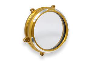 Carter trasparente per frizioni a olio Ducati Panigale 959, 1199 e 1299 - Edizione Bicolore Oro