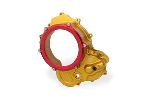 Carter trasparente per frizioni ad olio Ducati BICOLOR Oro