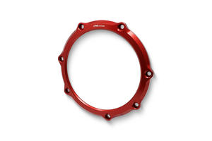 Carter trasparente per frizioni ad olio Ducati - solo cornice <p>Rosso</p>
