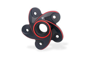 Flangia portacorona Ducati - Due colori <p>Nero</p>
