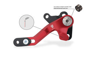 Leva cambio rovescio Ducati Multistrada V4 / V4S / V4 Pikes Peak/ V4 RS / V4 Rally - SLIDE <p>Rosso</p>