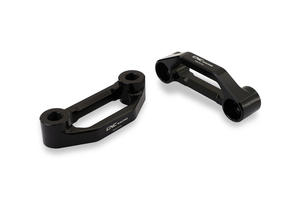 Piastre sostitutive pedane passeggero Ducati Panigale V4 / Streetfighter V4 <p>Nero</p>