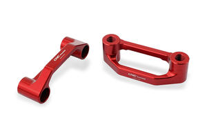 Rear footrest blanking plates Aprilia <p>Rosso</p>