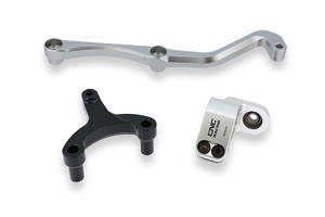STEERING DAMPER KIT MV AGUSTA BRUTALE 800 MY2016 - for CNC Racing handlebar bracket Silver
