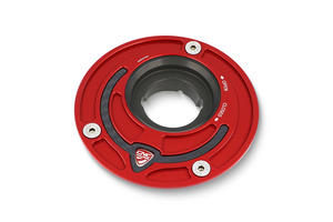 Tappo serbatoio carburante - flangia Carbon <p>Rosso</p>