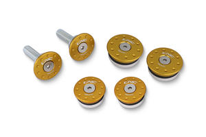 Frame caps kit Ducati Hypermotard 821/939 Gold