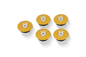 Frame caps kit Ducati Multistrada 950 - smaller holes Gold