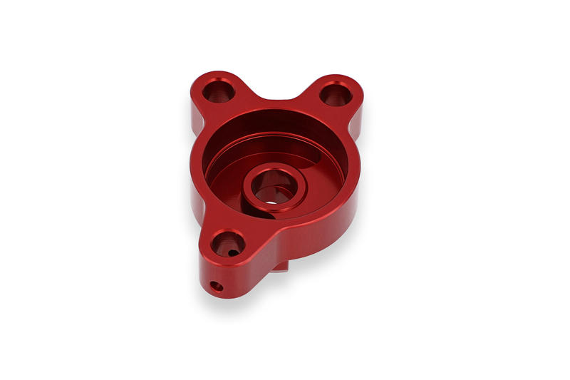 Clutch slave cylinder mounting plate Ducati Rosso