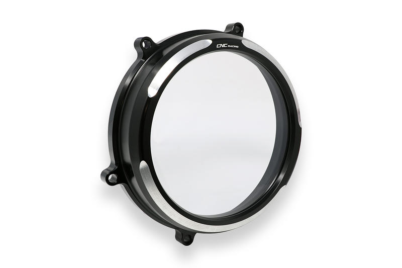 Carter trasparente per frizioni a olio Ducati Panigale 959, 1199 e 1299 - Edizione Bicolore Nero
