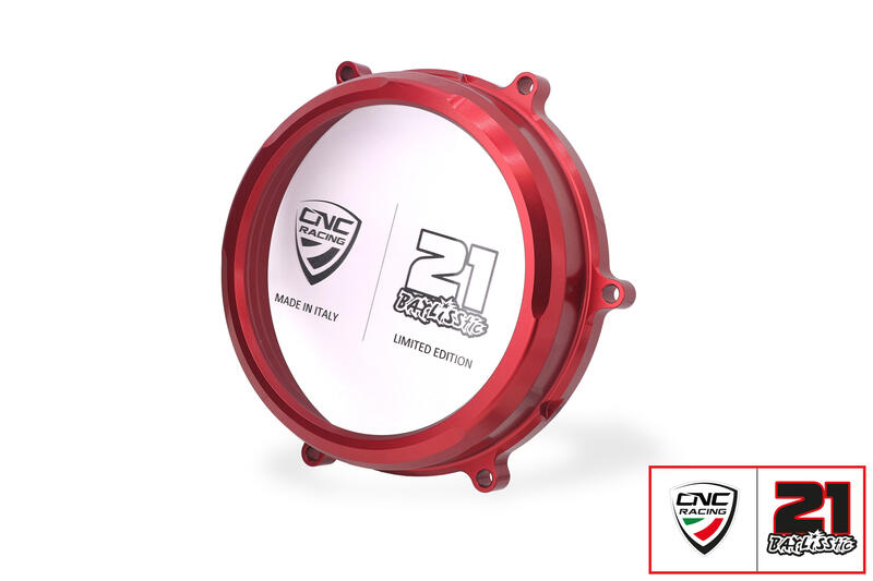 Carter trasparente per frizioni a olio Ducati Panigale e Streetfighter V2 - Troy Bayliss Limited Edition Rosso