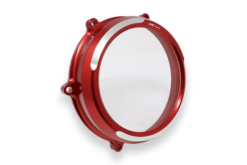 Carter trasparente per frizioni ad olio Ducati Panigale V4 BICOLOR Rosso