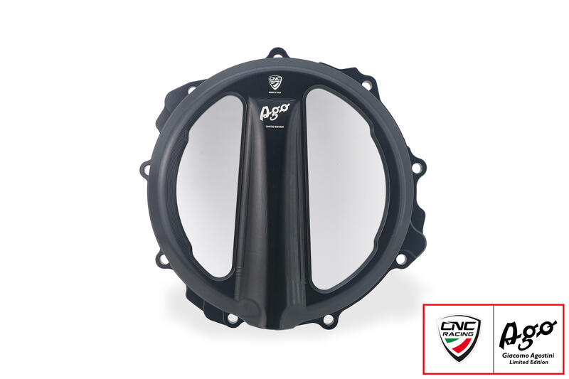 Carter frizione trasparente MV Agusta - comando a filo - Giacomo Agostini Limited Edition Nero