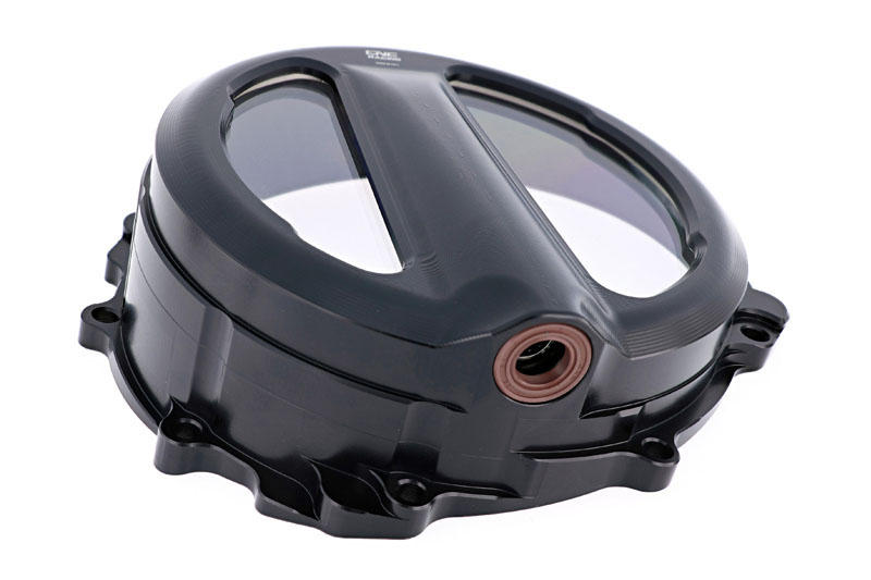 Clear clutch cover MV Agusta - cable control Nero