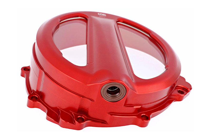 Clear clutch cover MV Agusta - cable control Rosso