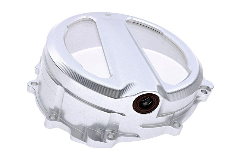 Clear clutch cover MV Agusta - cable control Argento