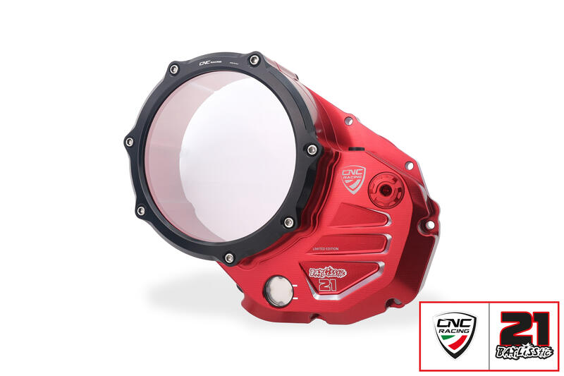 Carter trasparente per frizioni a olio Ducati - Troy Bayliss Limited Edition Rosso/Nero