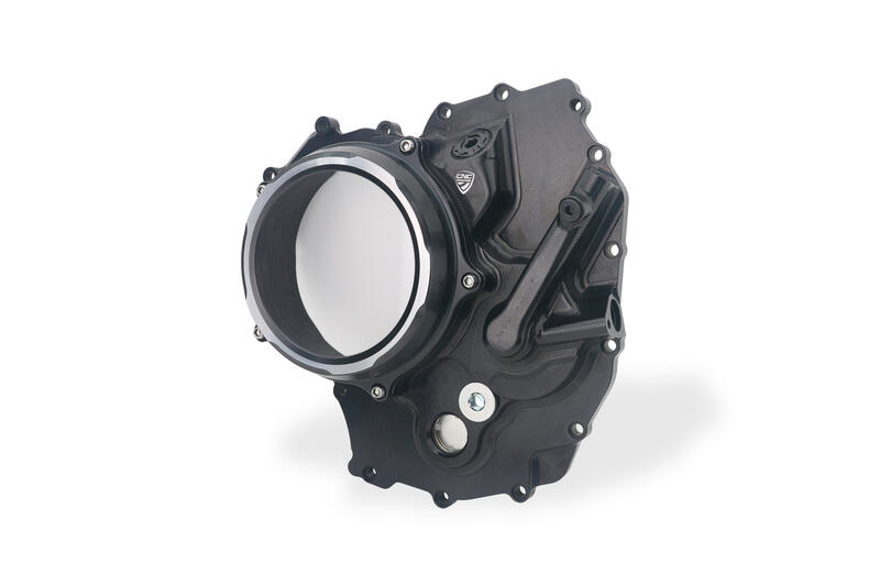 Clear clutch cover Ducati Multistrada V2 - Panigale V2 - Streetfighter V2  MY2025 Nero/Nero