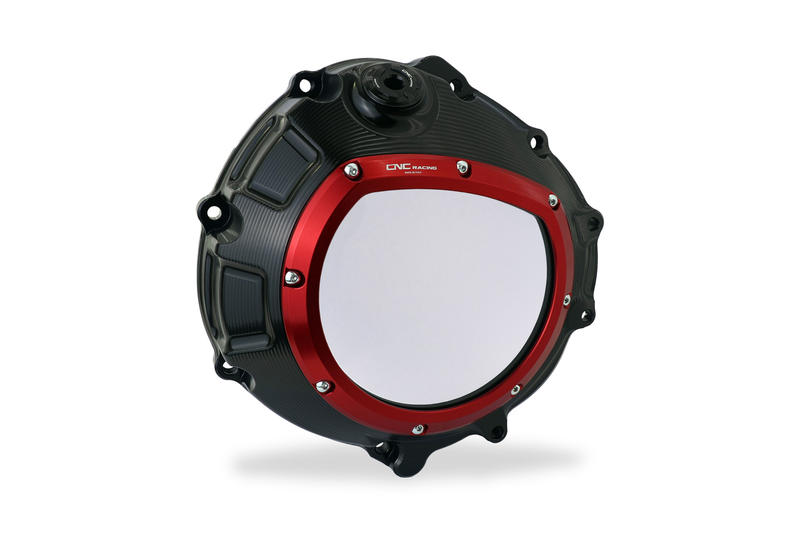 Clear clutch cover BMW Nero/Rosso