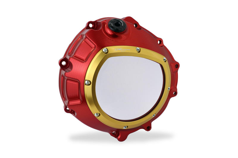 Carter frizione trasparente BMW Rosso/Oro