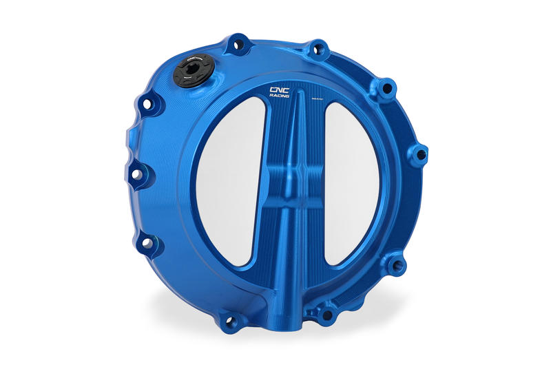 Clear clutch cover BMW - cable control Blu