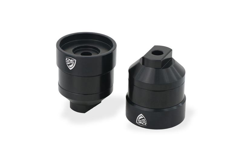 Handlebar ends Moto Guzzi V85 TT Nero