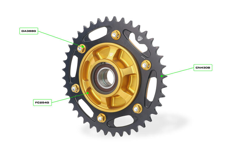 Rear sprocket flange Ducati Multistrada V2 MY2025 Oro
