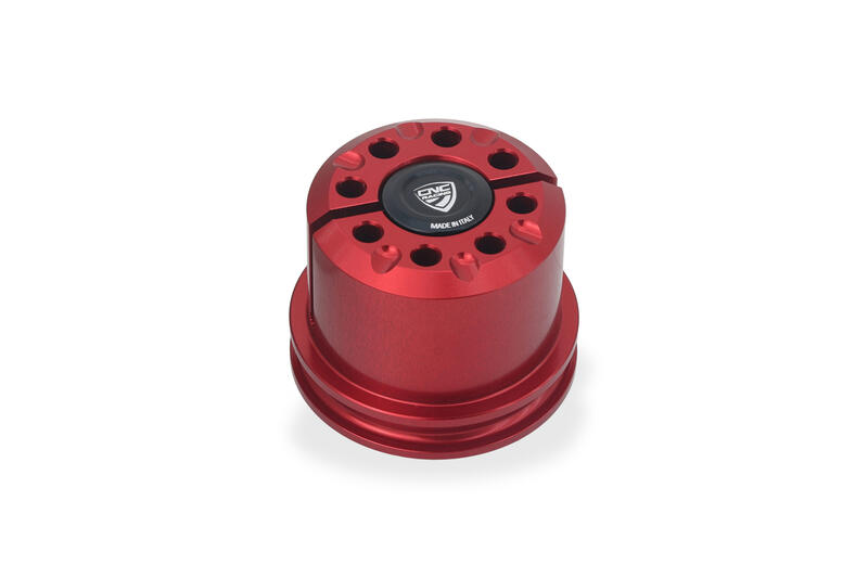 Ghiera di sterzo per Ducati Panigale V2 MY2025 e Streetfighter V2 MY2025 Rosso/Nero