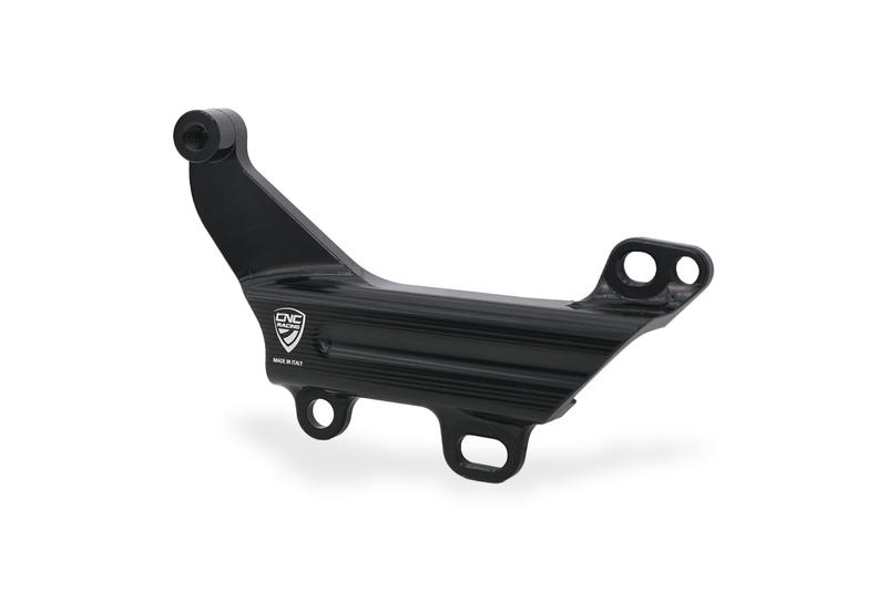 Cover tubazioni con supporto serbatoio freno posteriore Ducati Nero