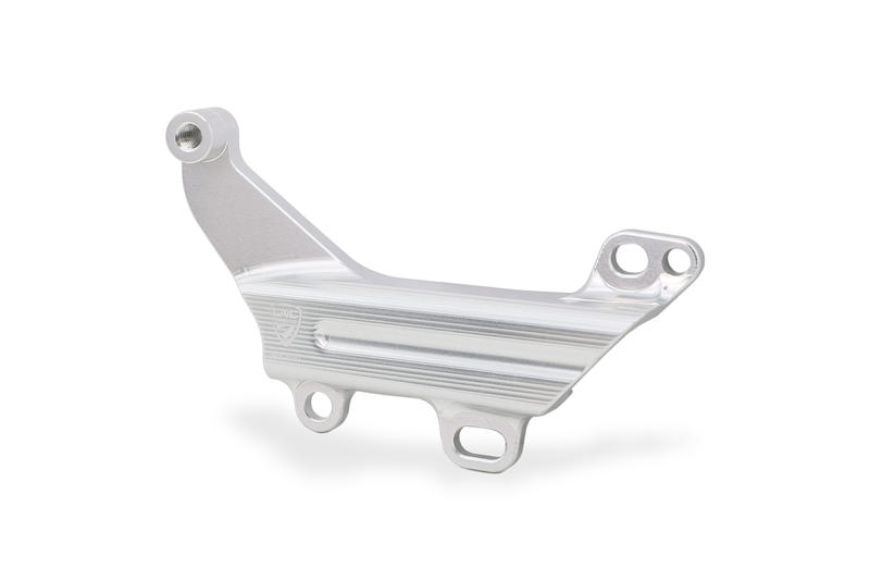 Cover tubazioni con supporto serbatoio freno posteriore Ducati Argento