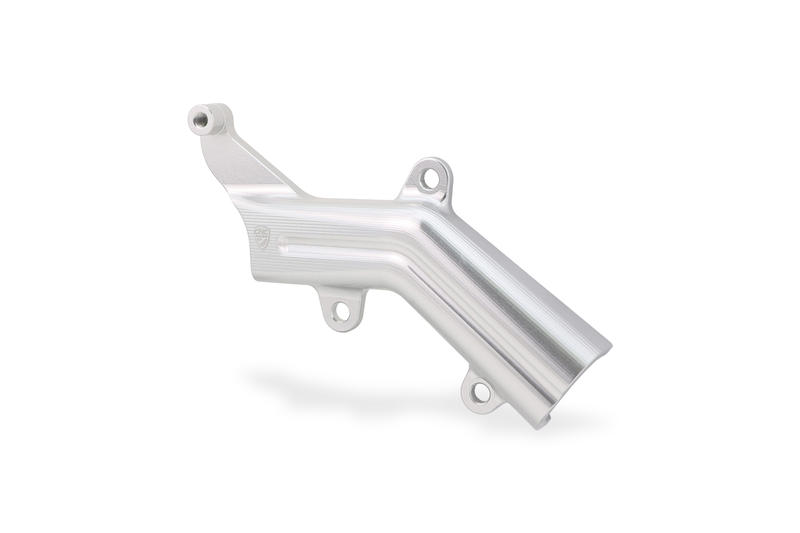 Cover tubazioni con supporto serbatoio freno posteriore Ducati Argento