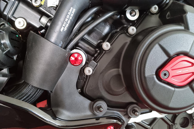 Vite supporto puntale sinistro Ducati Diavel V4 Rosso