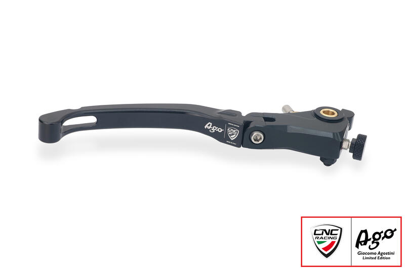 Leva freno Race - pieghevole - Giacomo Agostini Limited Edition Nero