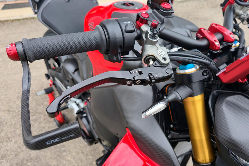 Brake lever RACE EVO Folding For Brembo Semi-Radil Master Cylinders Nero/Nero