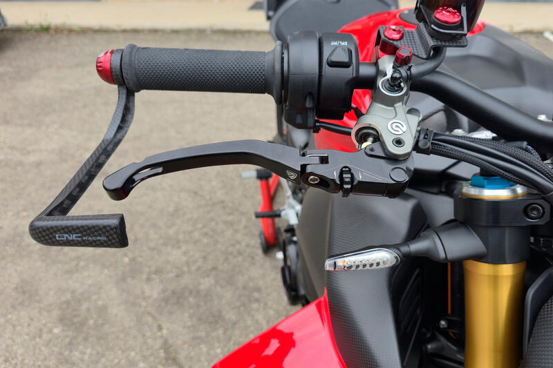 Brake lever RACE EVO Folding For Brembo Semi-Radil Master Cylinders Nero/Nero