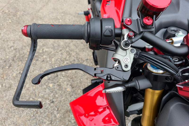 Brake lever RACE EVO Folding For Brembo Semi-Radil Master Cylinders Nero/Nero