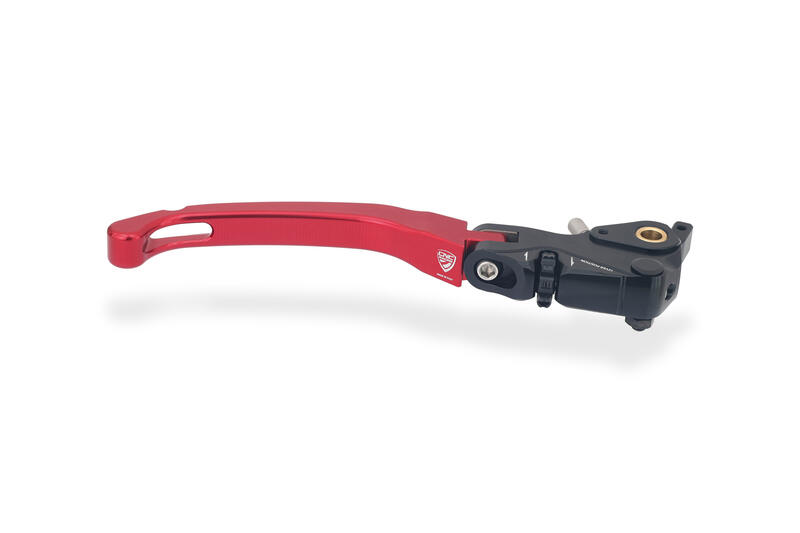 Brake lever RACE EVO Folding For Brembo Semi-Radil Master Cylinders Rosso/Nero