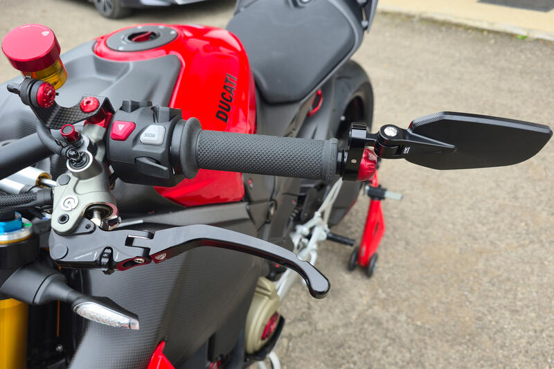 Leva frizione RACE EVO Pieghevole Per Pompe Frizione Brembo Semi-Radiali Nero/Nero