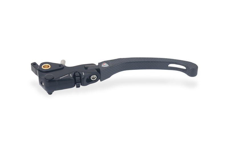 Clutch Lever Race EVO Folding Matt Carbon for Brembo semi-radial master cylinders Nero