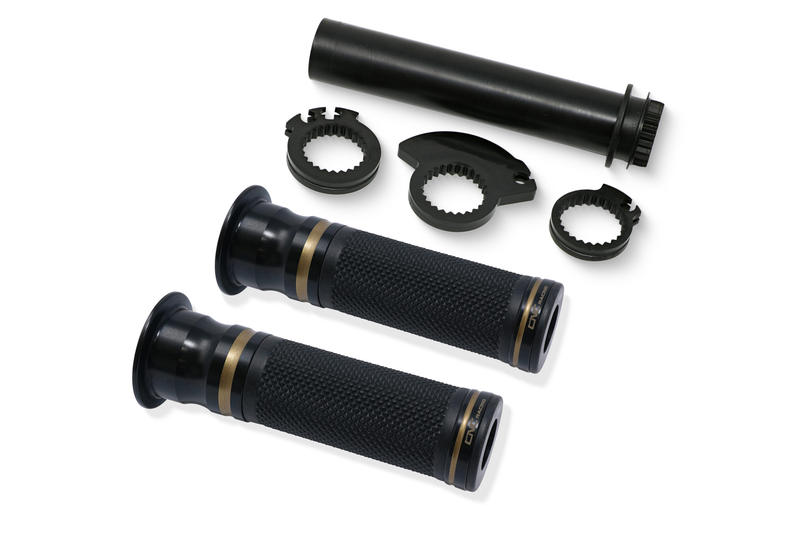 Manopole EVO - Bicolor Nero/Bronzo