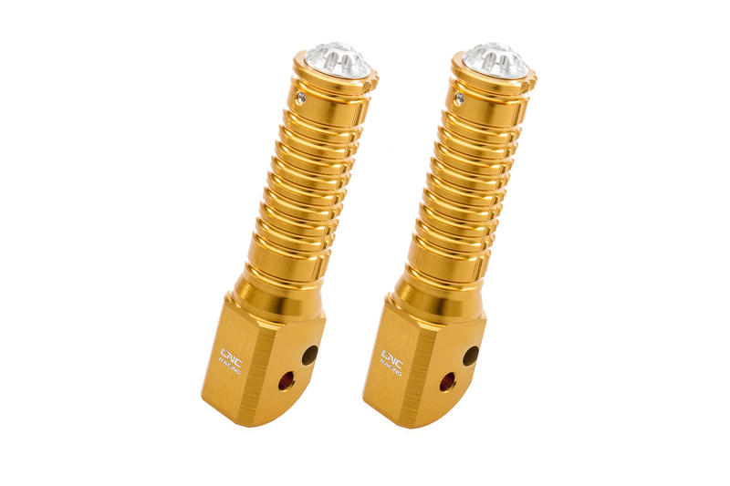 Poggiapiedi passeggero per pedane originali Ducati Oro