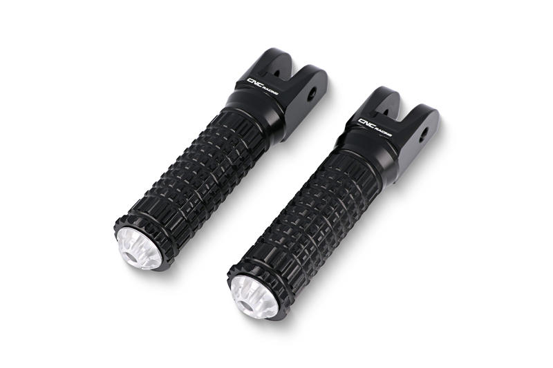 Poggiapiedi passeggero pedane originali Ducati Nero