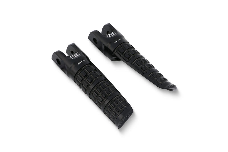 Poggiapiedi per pedane originali Ducati LIGHT - pilota Nero