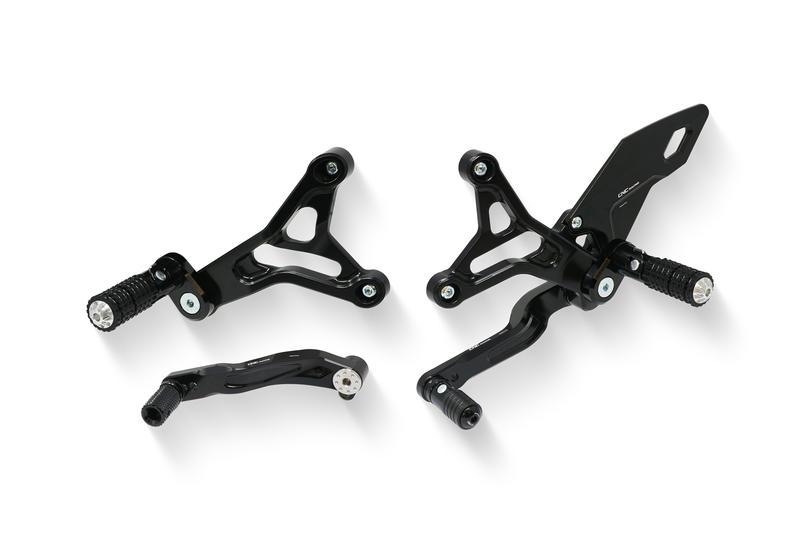 Adjustable rear sets MV Agusta Nero