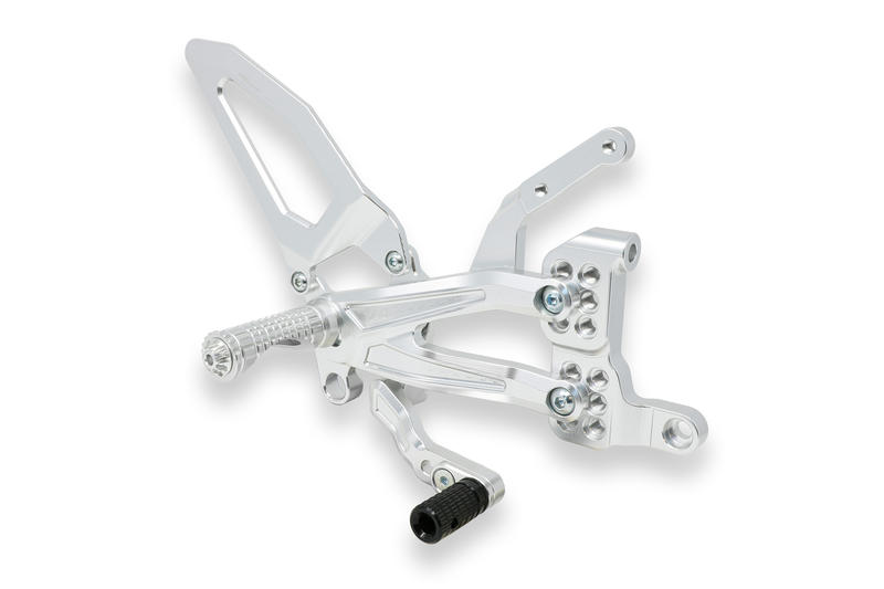 Adjustable rear sets RPS Ducati Panigale V4 - EASY Argento
