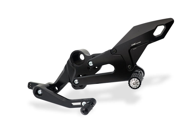 Adjustable rear sets Aprilia RS 660 - Tuono 660 Nero