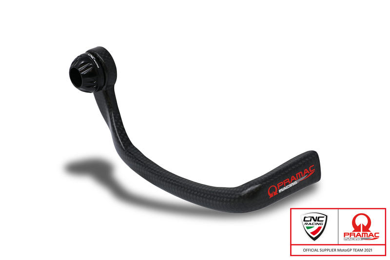 Brake-Guard Carbon Race - Protezione leva freno anteriore carbonio lucido - Pramac Racing Limited Edition Nero