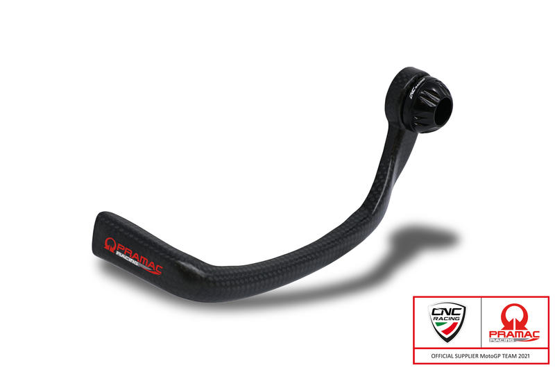 Clutch-Guard Carbon Race - Protezione leva frizione carbonio lucido - Pramac Racing Limited Edition Nero